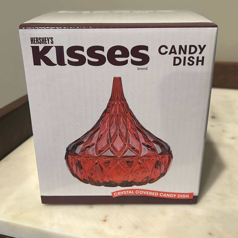Hersheys kisses candy dish